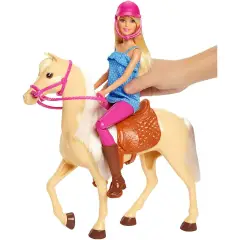 Barbie Bambola con Cavallo Playset FXH13 - collezionabili bambina
