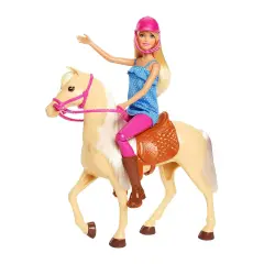 Barbie Bambola con Cavallo Playset FXH13 - collezionabili bambina
