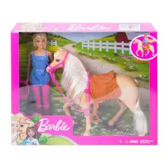 Barbie Bambola con Cavallo Playset FXH13 - collezionabili bambina