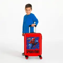 Trolley Spiderman Street Rosso 55cm Bagaglio a Mano ABS - regalo e gadget valigeria