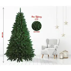 Albero di Natale New Tiffany 270 cm – Super Folto ed Elegante - alberi