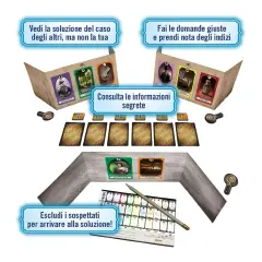 13 Indizi • Gioco da Tavolo di Deduzione e Investigazione - Giochi di società