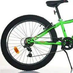 Bicicletta 24 Pollici MTB Plus Verde - biciclette adulti