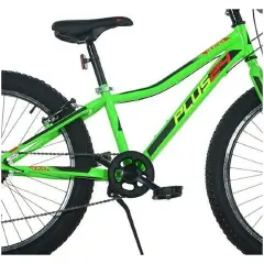 Bicicletta 24 Pollici MTB Plus Verde - biciclette adulti