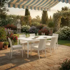 Tavolo Darya Bianco 160x90 - tavoli, sedie e poltroncine