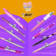 Pink & Purple Set Bic - penne pennarelli ufficio