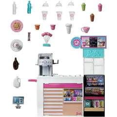Barbie Coffee Shop Playset con Bambola e Accessori - collezionabili bambina
