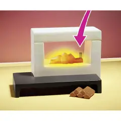 Soggiorno con Camino Playmobil Dollhouse - playmobil