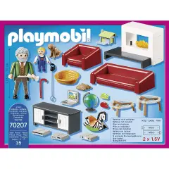 Soggiorno con Camino Playmobil Dollhouse - playmobil