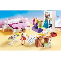 Camera da Letto con Angolo per Cucito Playmobil Dollhouse - playmobil