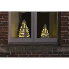 Lumineo Decorazione LED Alberi e Renna H36 cm - addobbi casa