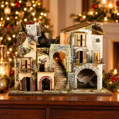 Borgo Presepe Illuminato con Luci - presepi