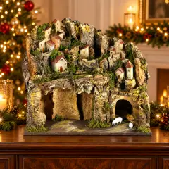 Presepe cm. 45x30x38 con Luci - presepi