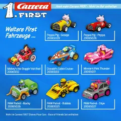 Pista Disney Pixar Cars Race of Friends – Carrera FIRST 1:43 - Veicoli, garage e piste