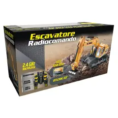 Escavatore Radiocomando Ruota 360° Suoni e Luci 8 Funzioni - radiocomandi