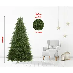 Albero di Natale Matera 180 cm – Tradizione e Atmosfera Natalizia - alberi