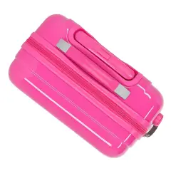 MINNIE HAPPY HELPERS TROLLEY ABS 55 CM 4 RUOTE ROSA - regalo e gadget valigeria