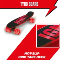 Skateboard Ignite Tyro Red - Compatto e Leggero per Bambini - skateboard