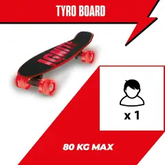 Skateboard Ignite Tyro Red - Compatto e Leggero per Bambini - skateboard