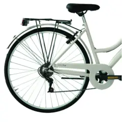 Bici Donna Bicicletta 28 Pollici Donna City Bike Panna - biciclette adulti