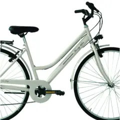 Bici Donna Bicicletta 28 Pollici Donna City Bike Panna - biciclette adulti