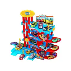 Mega Garage 5 Piani con 10 Auto Metallo scala 1:64 - Veicoli, garage e piste