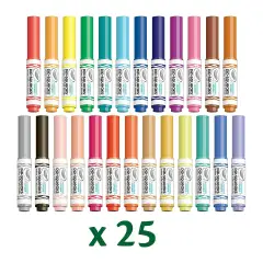 Valigetta Crayola 25 Pennarelli Lavabili + Accessori - creatività