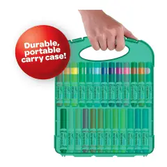 Valigetta Crayola 25 Pennarelli Lavabili + Accessori - creatività