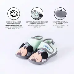 Mickey 3D Pantofole Stivaletto Medio T26 Light Green - regalo e gadget valigeria