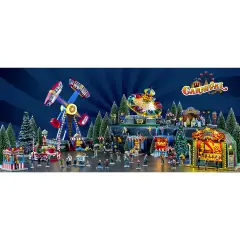 Santa Carousel – Giostra Magica delle Festività - scene e villaggi