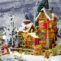 Fabbrica di Giocattoli Elf Made: Magia e Gioia del Natale - scene e villaggi