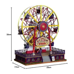 La Ruota Gigante: Un'Attrazione Spettacolare per le Festività - scene e villaggi