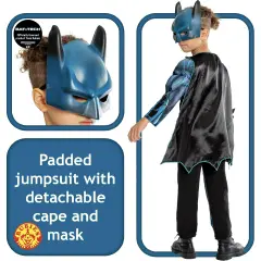Costume Batman Bat-Tech di Deluxe Tg.M - abiti bambino e bambina
