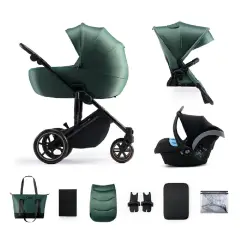 TRIO PRIME 2 DARK GREEN 3IN1 KINDERKRAFT - trio e modulari
