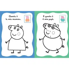 Libro Colora Con Peppa - Prima biblioteca