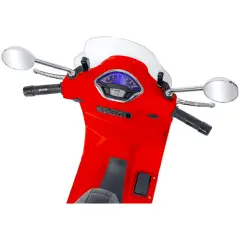 Moto Elettrica per Bambini Vespa Gts Super Sport 12V Rossa - moto