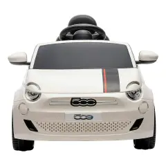 Auto Elettrica per Bambini Fiat 500e 12V con Radiocomando Bianca - auto
