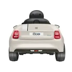Auto Elettrica per Bambini Fiat 500e 12V con Radiocomando Bianca - auto