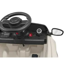 Auto Elettrica per Bambini Fiat 500e 12V con Radiocomando Bianca - auto