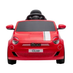Auto Elettrica per Bambini Fiat 500e 12V con Radiocomando Rossa - auto