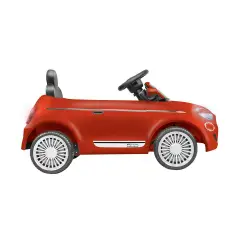Auto Elettrica per Bambini Fiat 500e 12V con Radiocomando Rossa - auto