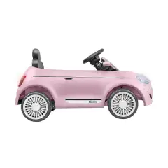 Auto Elettrica per Bambini Fiat 500e 12V con Radiocomando Rosa - auto