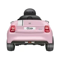 Auto Elettrica per Bambini Fiat 500e 12V con Radiocomando Rosa - auto