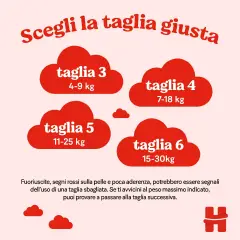 Pannolini Huggies Little Movers Megapack - Taglia 3 - 4-9 Kg - 126 Pezzi - pannolini e salviettine