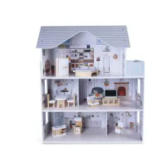 Villa dei Sogni in Legno con Accessori 62x27x69,5 cm - Bambole e accessori