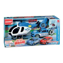Playset Emergenza Polizia Elicottero - play set