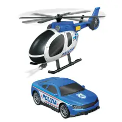 Playset Emergenza Polizia Elicottero - play set