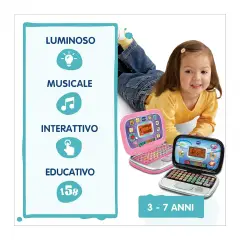 Bit Smart Computer Pink - Computer Interattivo per Bambini - giochi elettronici