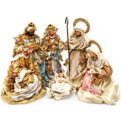 Natività Natalizia: Set da 6 Pezzi, Altezza 76 cm - presepi