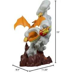 Pokemon Select Deluxe Charizard con Effetti Luminosi  33 cm da Collezione - action figures ed accessori